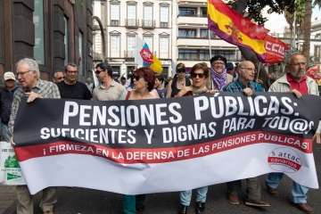 Telde en la manifestación por el Primero de Mayo en Canarias (Foto TA Y Orlando Mireles)